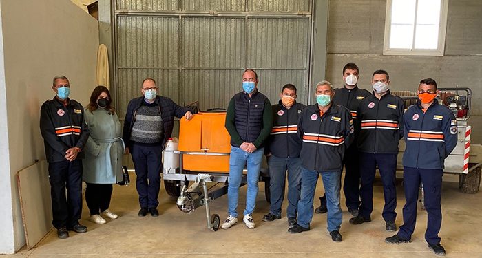 El Gobierno regional dota a la Agrupación de Protección Civil de Casasimarro con un carro con depósito de agua para extinción de incendios