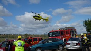 El Servicio de Emergencias 1-1-2 de Castilla-La Mancha coordinó la actuación en 152 accidentes de tráfico graves durante el pasado año