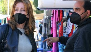 Fuentes denuncia el mal estado del recinto del mercadillo y pide mayor organización y control