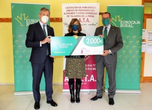 Fundación Eurocaja Rural entrega a AFATA una ayuda de 2.000 euros para favorecer la actividad de sus usuarios durante la pandemia