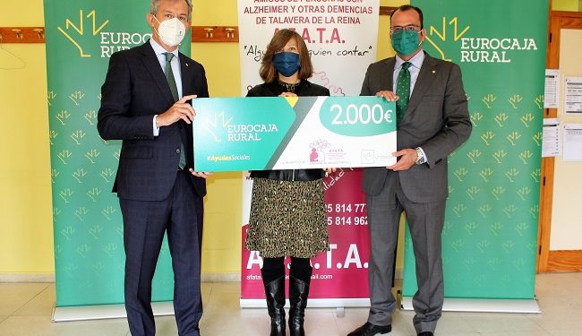 Fundación Eurocaja Rural entrega a AFATA una ayuda de 2.000 euros para favorecer la actividad de sus usuarios durante la pandemia 1 Fundación Eurocaja Rural entrega a AFATA una ayuda de 2.000 euros para favorecer la actividad de sus usuarios durante la pandemia