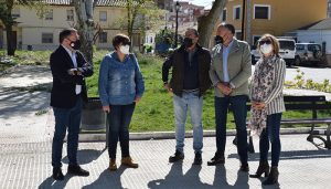 Gracia Canales se interesa por los daños de Filomena en Tarancón y la celeridad con la que el consistorio arregla los desperfectos