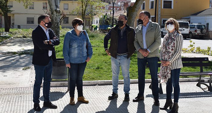 Gracia Canales se interesa por los daños de Filomena en Tarancón y la celeridad con la que el consistorio arregla los desperfectos