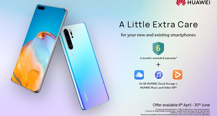 Huawei premia a sus consumidores con una ampliación en la garantía de sus dispositivos