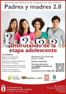 La convivencia con adolescentes, eje de una nueva edición de la Escuela de Familias de Cabanillas