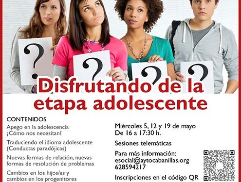 La convivencia con adolescentes, eje de una nueva edición de la Escuela de Familias de Cabanillas
