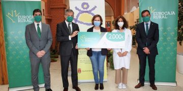 La Fundación Eurocaja Rural aporta 2.000 euros al Centro Ocupacional 'La Alegría' del Ayuntamiento de Mocejón para la adquisición de material de protección