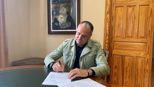 López Carrizo ofrece a Su Majestad el Rey Felipe VI la presidencia de honor del centenario como Noble Ciudad de Tarancón