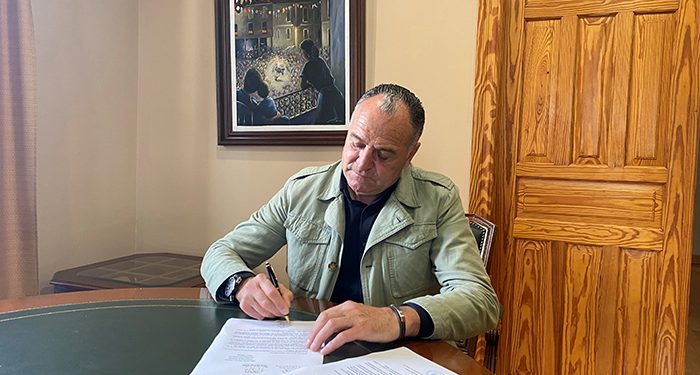 López Carrizo ofrece a Su Majestad el Rey Felipe VI la presidencia de honor del centenario como Noble Ciudad de Tarancón