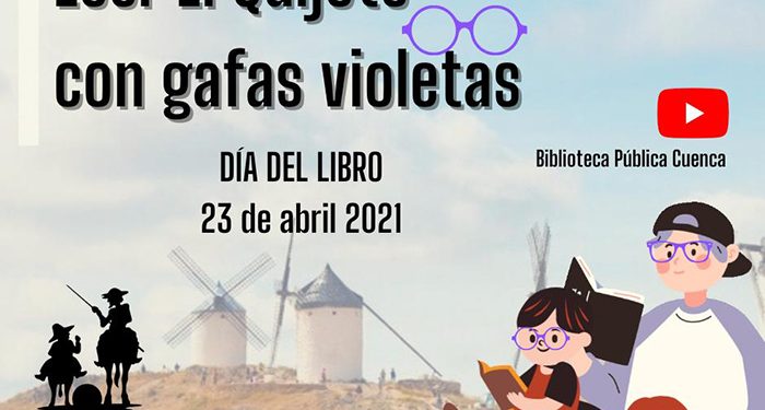Más de 60 estudiantes de secundaria en Cuenca han querido ‘Leer El Quijote con gafas violeta’