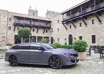 Peugeot elige Sigüenza para presentar su nuevo modelo 508 PSE