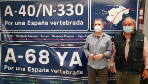 Teruel Existe invita a Cuenca y Guadalajara a que llenen sus pueblos de pancartas para reivindicar las autovías prometidas