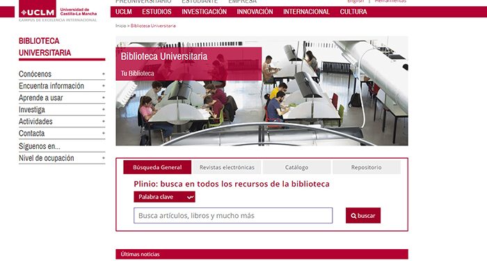 Vuelven a estar disponibles los recursos digitales de la Biblioteca de la UCLM, afectados por el ciberataque