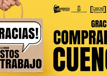 La Asociación de Comercio de Cuenca lanza una campaña de agradecimiento al consumidor por elegir el comercio local