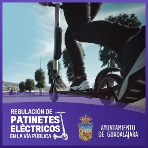 Ya está prohibido circular con un patinete eléctrico por las aceras de Guadalajara