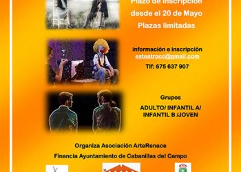 Abre la inscripción para el curso 21-22 en las Escuelas de Teatro, Fotografía y Arte de la Asociación «ArteRenace» de Cabanillas