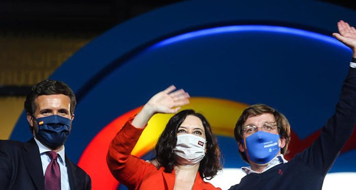Ayuso arrasa en Madrid, echa a Iglesias de la política y deja al PSOE como tercera fuerza 1 Ayuso arrasa en Madrid, echa a Iglesias de la política y deja al PSOE como tercera fuerza