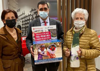 Banco Santander y Manos Unidas Cuenca recogerán pesetas para convertirlas en un proyecto solidario
