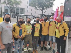 IU Guadalajara da “plantón” a Page y se suma a las movilizaciones del GEACAM en el día de Castilla – La Mancha