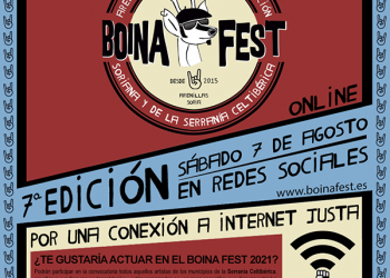 Boina Fest volverá a ser online y reivindica un acceso a Internet justo