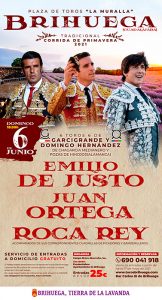 Cartel estrella para el regreso de la Corrida de Primavera de Brihuega