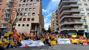 CCOO y UGT inician en Albacete las movilizaciones por el convenio colectivo y la estabilidad en el empleo de Geacam