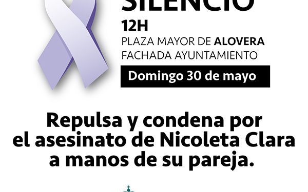 Concentración en Alovera en recuerdo de Nicoleta, la mujer asesinada por su pareja