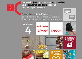 El comercio justo y el consumo responsable, protagonistas de la última webinar de Cáritas Cuenca sobre los ODS y Agenda 2030