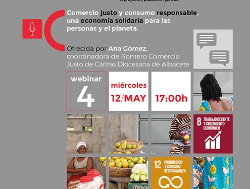 El comercio justo y el consumo responsable, protagonistas de la última webinar de Cáritas Cuenca sobre los ODS y Agenda 2030 1 El comercio justo y el consumo responsable, protagonistas de la última webinar de Cáritas Cuenca sobre los ODS y Agenda 2030