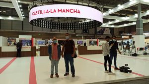 El grupo provincial de Unidas Podemos-IU visita FITUR en el Día de Guadalajara