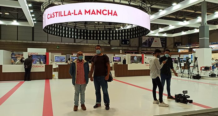 El grupo provincial de Unidas Podemos-IU visita FITUR en el Día de Guadalajara