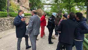 El PSOE de Cuenca asevera que las instituciones “no escatimarán esfuerzos” para ayudar en la reconstrucción de la calle Canónigos