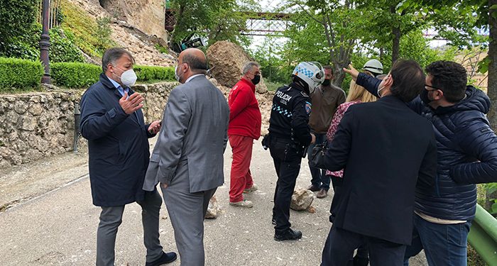 El PSOE de Cuenca asevera que las instituciones “no escatimarán esfuerzos” para ayudar en la reconstrucción de la calle Canónigos