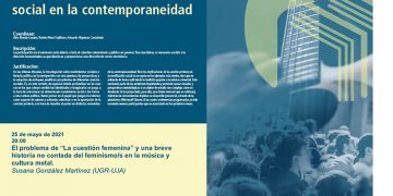 El SPEC-UCLM organiza la conferencia “La cuestión femenina” y una breve historia no contada del feminismo/s en la música y cultura metal»