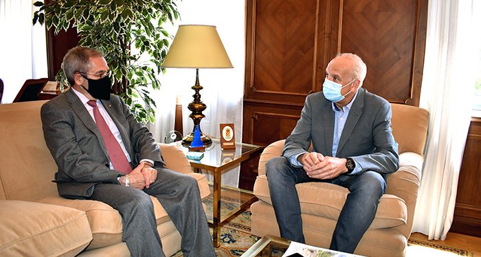 El subdelegado del Gobierno en Cuenca recibe al nuevo decano del Colegio de Abogados de Cuenca