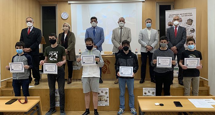 Entregados los diplomas correspondientes a la fase provincial de Guadalajara de la XXII Olimpiada Matemática