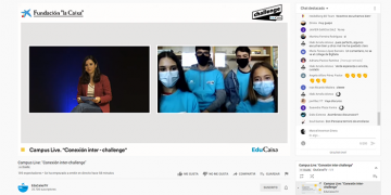 Estudiantes de Cuenca participan en el Campus Virtual de EduCaixa para desarrollar propuestas y soluciones a la nueva realidad post-pandemia