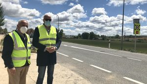 Finalizadas las mejoras en la travesía de la N-420 en Villar de Olalla