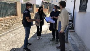 Firmada el acta de replanteo que marca el inicio de las obras del POS 2020 para acondicionar la calle Trashumancia del barrio de Tiradores