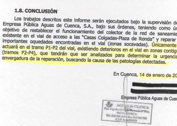 Dolz aclara que el Ayuntamiento se puso a trabajar “nada más fuimos advertidos por el Servicio de Obras de que las grietas del muro iban a más”