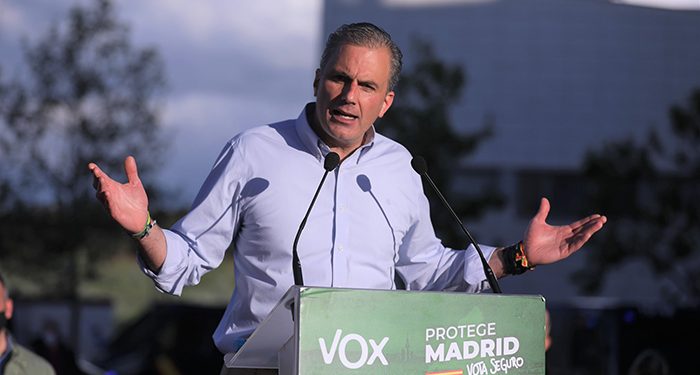 Javier Ortega Smith participa en un acto público este domingo en Sigüenza