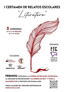 La Federación Taurina de Guadalajara lanza el I Certamen de Relatos Escolares Literatoro
