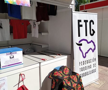 La Federación Taurina de Guadalajara se presenta en sociedad en la V Feria de Asociaciones de Guadalajara 1 La Federación Taurina de Guadalajara se presenta en sociedad en la V Feria de Asociaciones de Guadalajara