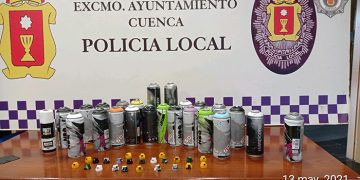 Casi una veintena de sanciones ha decretado el Ayuntamiento de Cuenca a grafiteros desde abril tras su identificación por Policía Nacional