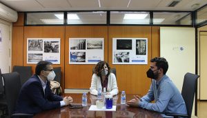 La presidenta de CEOE-Cepyme Guadalajara y el secretario general de UGT mantienen su primer encuentro