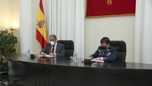 La UCLM y el Ejército del Aire firman un convenio para el desarrollo de actividades en el ámbito del proyecto de la Base Área Conectada, Sostenible e Inteligente