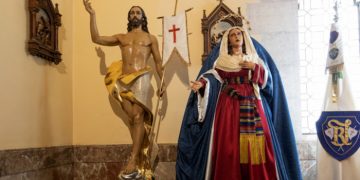 La V. H. de Ntro. Señor Jesucristo Resucitado y María Stma. del Amparo celebran sus cultos religiosos