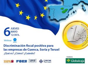 Las CEOEs de Cuenca, Soria y Teruel darán una charla bajo el título ‘Discriminación fiscal positiva hoy’