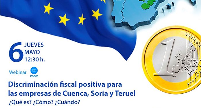 Las CEOEs de Cuenca, Soria y Teruel darán una charla bajo el título ‘Discriminación fiscal positiva hoy’