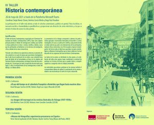 Los investigadores David Benayas Sánchez, Julia Martínez Cano y Víctor Sepúlveda darán inicio al III Taller de Historia Contemporánea organizado por el SPEC-UCLM